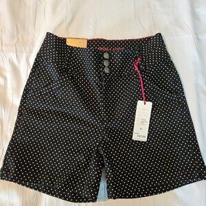 Sabrina Lauren Polka Dots Perfect Fit Ultra Soft‎ Stretch Shorts Women’s Size 8